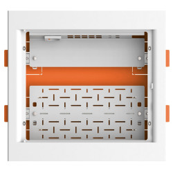 Rozdzielnica multimedialna p/t 2x18 IP40 dymna AREO 3681-21 Elektro-Plast Nasielsk