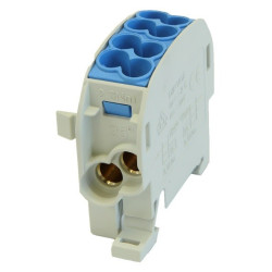 Blok rozdzielczy odgałęźny Al/Cu 8110 jednobiegunowy SCB25 niebieski 81501003 SIMBLOCK Simet