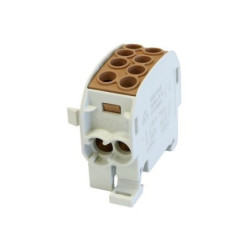 Blok odgałęźny Al/Cu 80210 jednobiegunowy SCB 35 brąz 81502015 SIMBLOCK Simet