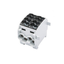 Blok odgałęźny Al/Cu 80120 1-biegunowy SCB 25-2 czarny 81505007 SIMBLOCK Simet