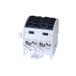 Blok odgałęźny Al/Cu 80220 1-biegunowy SCB 35-2 czarny 81506007 SIMBLOCK Simet