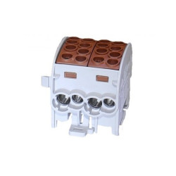 Blok odgałęźny Al/Cu 80220 1-biegunowy SCB 35-2 brązowy 81506015 SIMBLOCK Simet