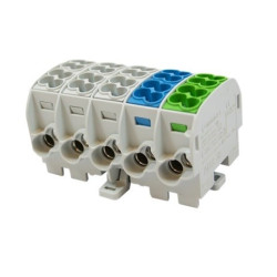 Blok odgałęźny Al/Cu 80150 5-biegunowy SCB 25-5X sza/nie/zie 81500020 SIMBLOCK Simet