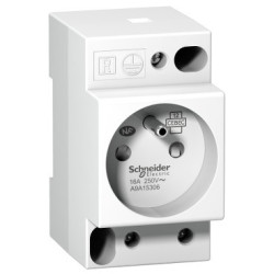 A9A15306 gniazdo modułowe na szynę DIN iPC 10/16A 250V Schneider