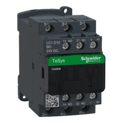 LC1D12BD stycznik mocy AC3 12A 3P 1NO+1NC 24V DC TeSys Deca Schneider