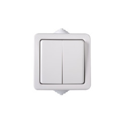 TEKNO 33495 łącznik świecznikowy n/t IP54 biały 05-1010-102 bi MOWION Kanlux