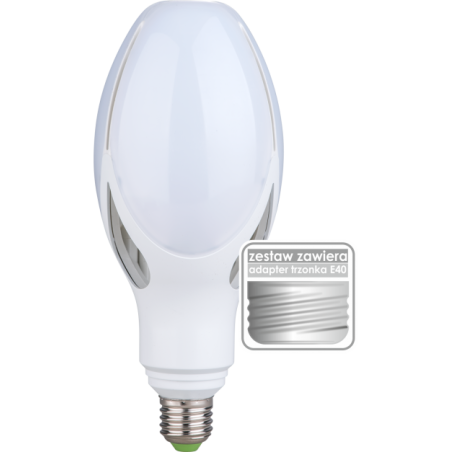 Żarówka uliczna LED Intense Plus E27/E40 30W 4100lm 230V 4000K Helios