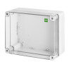 Puszka n/t Industrial 270x220x126 szara IP65 pokrywa transparentna 2720-01 EPN