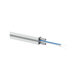 Kabel światłowodowy OS2 FTTH płaski SM 2J 9/125 LSOH biały 1000 m FOK-W2J-SM-A-B A-LAN Technologie