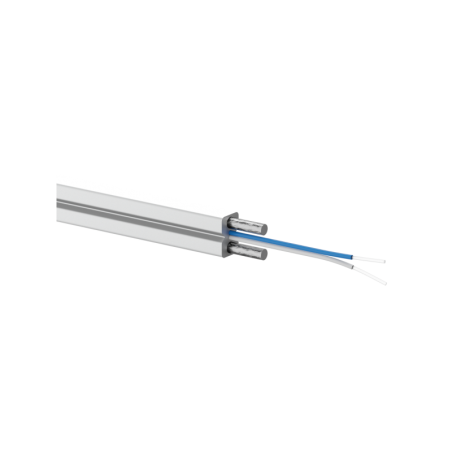 Kabel światłowodowy OS2 FTTH płaski SM 2J 9/125 LSOH biały 1000 m FOK-W2J-SM-A-B A-LAN Technologie