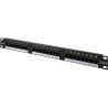 Patch panel 1U/19 cali UTP nieekranowany 24 porty kat. 6 złącza LSA Q-LANTEC PK-U6-1 A-LAN Technologies