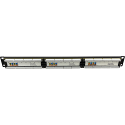 Patch panel 1U/19 cali UTP nieekranowany 24 porty kat. 6 złącza LSA