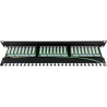 Patch panel 1U/19 cali STP ekranowany 24 porty kat. 5E złącza LSA półka montażowa Q-LANTEC PK-S5-1 A-LAN Technologie