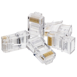 Wtyk RJ45 UTP kat.5e STANDARD (drut+linka) 100 szt. ALANTEC (D) WT001OP