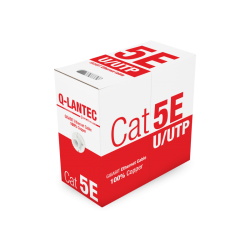 Kabel teleinformatyczny U/UTP kat.5e PVC Eca kabel sieciowy Q-LANTEC KIU5PVC305Q A-LAN