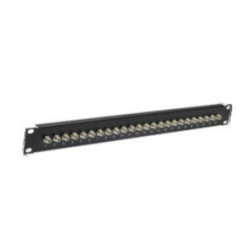 Patchpanel FF-FF 19" 1U 24 porty F kompletny 24740 Elpio