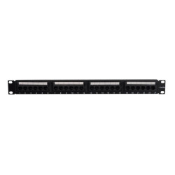 Patchpanel kat.6 19" 1U 24 porty UTP bez półki 26593 Elpio Patchpanel kat.6 19" 1U 24 porty UTP bez półki 26593 Elpio