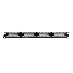 Patchpanel kat.6 19" 1U 24 porty UTP bez półki 26593 Elpio