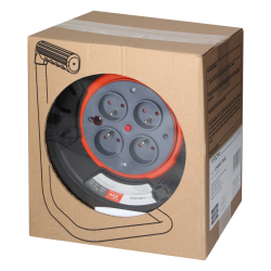 Zwijak bębnowy IP20 4x2P+Z 16A 230V H05RR-F 3x1,5mm2 25m CR-3 Virone Orno Zwijak bębnowy IP20 4x2P+Z 16A 230V H05RR-F 3x1,5mm2 25m CR-3 Virone Orno