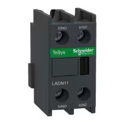 Blok styków pomocniczych 1NO+1NC dla styczników LC1D LADN11 Schneider Electric