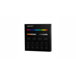 MiBoxer panel FUT-B4-B czarny 4-strefowy RF RGBW/CCT 25-0000-89 LED-Labs