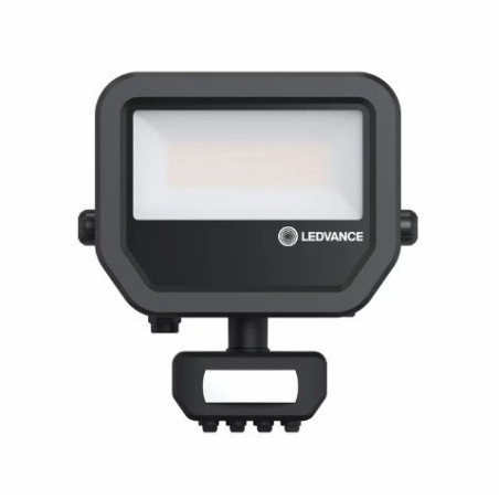 Naświetlacz LED PIR z regulacją mocy 17W/11W 2400lm/1600lm 4K IP65 czarny FLOODLIGHT SENSOR 20 Ledvance