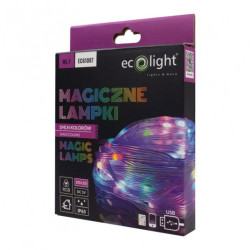 Magiczne lampki 5W 100 LED RGB 1mln kolorów 10m 5VDC IP65 Eco Light Magiczne lampki 5W 100 LED RGB 1mln kolorów 10m 5VDC IP65 Eco Light