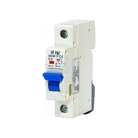 Wyłącznik nadprądowy 1P C 3A 6kA EBS9B 491423 LC-Tec