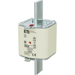 Bezpiecznik mocy WT-3 500A gL/gG 004186231 Eti