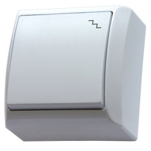 Łącznik schodowy n/t IP20 ŁN-3B/00 biały BIS Ospel
