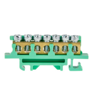 Listwa zaciskowa zerowa LZ-7 zielona 7x16mm2 ENE-00543 Incobex-Elplast