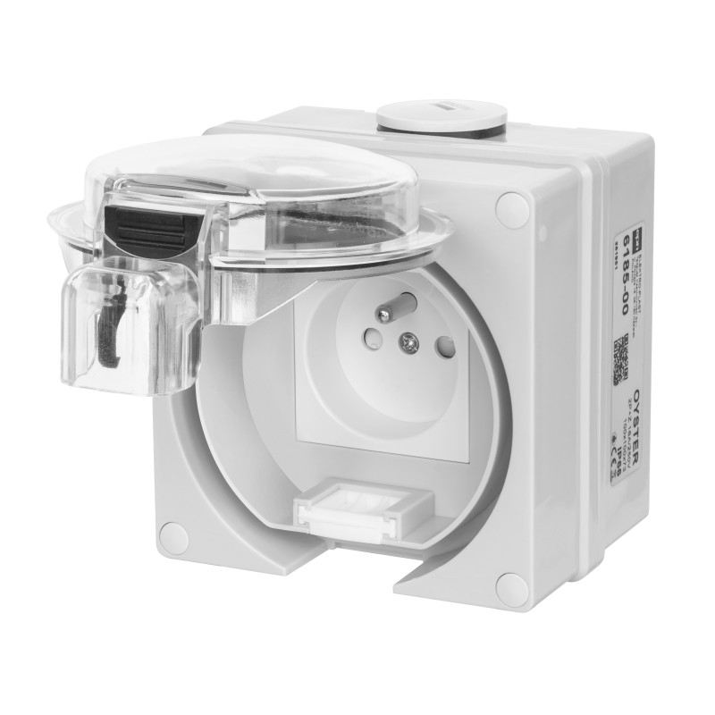 Gniazdo n/t hermetyczne OYSTER IP66 16A 250V GNT 2P+Z 6185-00 EPN Gniazdo n/t hermetyczne OYSTER IP66 16A 250V GNT 2P+Z 6185-00 EPN