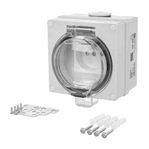 Gniazdo n/t hermetyczne OYSTER IP66 16A 250V GNT 2P+Z 6185-00 EPN Gniazdo n/t hermetyczne OYSTER IP66 16A 250V GNT 2P+Z 6185-00 EPN