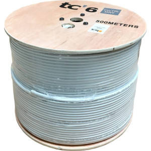 Przewód koncentryczny RG6 Cu RTV-SAT YWDXpek 113)TRISHIELD tc690CU bęben 500m Elpio