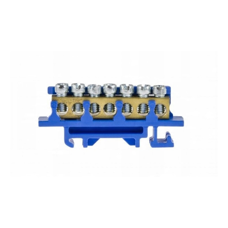 Listwa zaciskowa zerowa LZ-7 niebieska 7x16mm2 ENE-00542 Incobex-Elplast Listwa zaciskowa zerowa LZ-7 niebieska 7x16mm2 ENE-00542 Incobex-Elplast