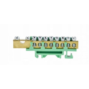 Listwa zaciskowa LZ-8 8x16 mm, 1x35mm zielona ENE-00537 Incobex-Elplast