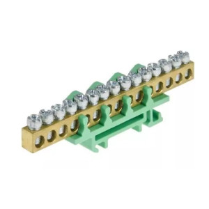 Listwa zaciskowa 15x16 mm zielona ENE-00549 Incobex-Elplast