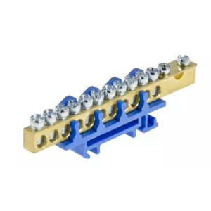 Listwa zaciskowa LZ-11 11x16mm + 1x35mm niebieska ENE-00338 Incobex-Elplast