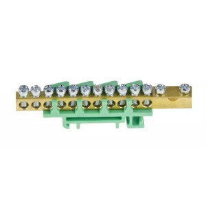 Listwa zaciskowa LZ-11 11x16mm + 1x35mm zielona ENE-00339 Incobex-Elplast Listwa zaciskowa LZ-11 11x16mm + 1x35mm zielona ENE-00339 Incobex-Elplast