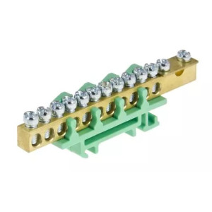Listwa zaciskowa LZ-11 11x16 mm + 1x35mm zielona ENE-00339 Incobex-Elplast