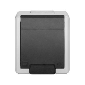 Gniazdo pojedyncze z/u IP55 n/t 5041-10 szare Aquant 2K Elektro-Plast Nasielsk Gniazdo pojedyncze z/u IP55 n/t 5041-10 szare Aquant 2K Elektro-Plast Nasielsk