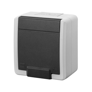 Gniazdo pojedyncze z/u IP55 n/t 5041-10 szare Aquant 2K Elektro-Plast Nasielsk Gniazdo pojedyncze z/u IP55 n/t 5041-10 szare Aquant 2K Elektro-Plast Nasielsk
