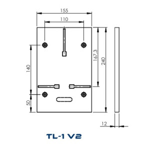 Tablica licznikowa pomiar jednofazowy TL-1 v2 240x155mm 1F ENE-00062 Incobex-Elplast Tablica licznikowa pomiar jednofazowy TL-1 v2 240x155mm 1F ENE-00062 Incobex-Elplast
