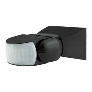 Czujnik ruchu PIR CP-5C czarny ścienny 300W 180° IP65 EC20327 EcoLight