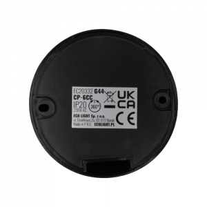 Czujnik ruchu PIR CP-6C czarny sufitowy 300W 360° EC20332 EcoLight Czujnik ruchu PIR CP-6C czarny sufitowy 300W 360° EC20332 EcoLight