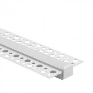 Profil aluminiowy GP02 podtynkowy biały + klosz mleczny 2m EC20639 EcoLight