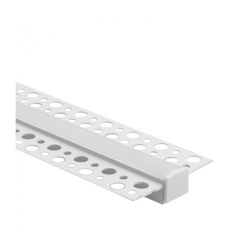 Profil aluminiowy GP02 podtynkowy biały + klosz mleczny 2m EC20639 EcoLight Profil aluminiowy GP02 podtynkowy biały + klosz mleczny 2m EC20639 EcoLight
