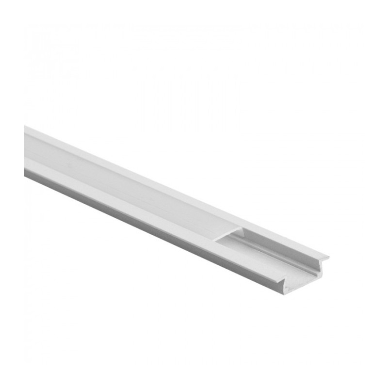 Profil aluminiowy P02 podtynkowy biały + klosz mleczny 2m EC20609 EcoLight Profil aluminiowy P02 podtynkowy biały + klosz mleczny 2m EC20609 EcoLight
