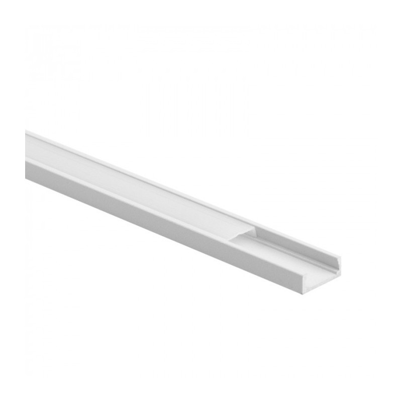 Profil aluminiowy N02 natynkowy biały + klosz mleczny 2m EC20594 EcoLight Profil aluminiowy N02 natynkowy biały + klosz mleczny 2m EC20594 EcoLight