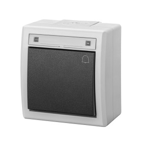 Przycisk dzwonek IP55 n/t 5005-10 szary Aquant 2K Elektro-Plast Nasielsk